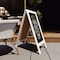Flash Furniture White Wood A-Frame Magnetic Chalkboard Set HGWA-GDI-CRE8-754315-GG - alternate 4